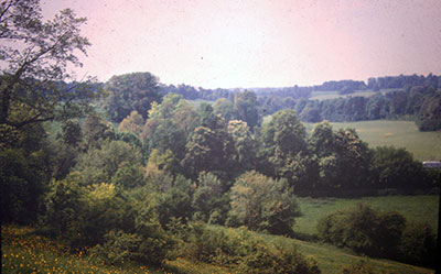 A view taken in the 1960s of   countryside near Henley  .    Photo kindly provided by Roy Sadler.  