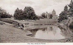 Old postcard of Friar Park, Henley.