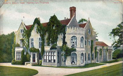 A view of the front of Greys Court which is now owned and opened to the public by The National Trust.