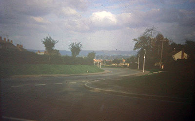 A view taken in the 1960s looking down   Greys Road   towards Henley town centre from its junction with Green Lane.    Photo kindly provided by Roy Sadler.  