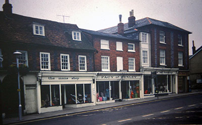A view taken in the 1960s of Facy of Henley,   Market Place  .    Photo kindly provided by Roy Sadler.  