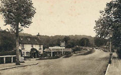 Old postcard of Remenham, Henley.