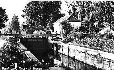 Marsh Lock on the   River Thames   in Henley.