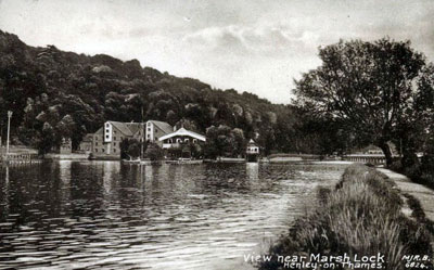 The   River Thames   near Marsh Lock in Henley.