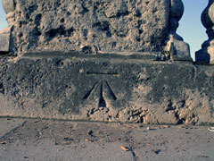 Ordnance Survey Bench Mark on Henley Bridge